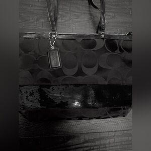 Sequin Coach Bag